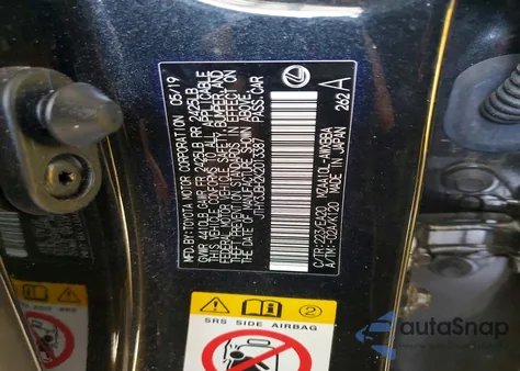 2019 Lexus Ux 200 z USA, uszkodzony, nr VIN JTHY3JBH2K2013387